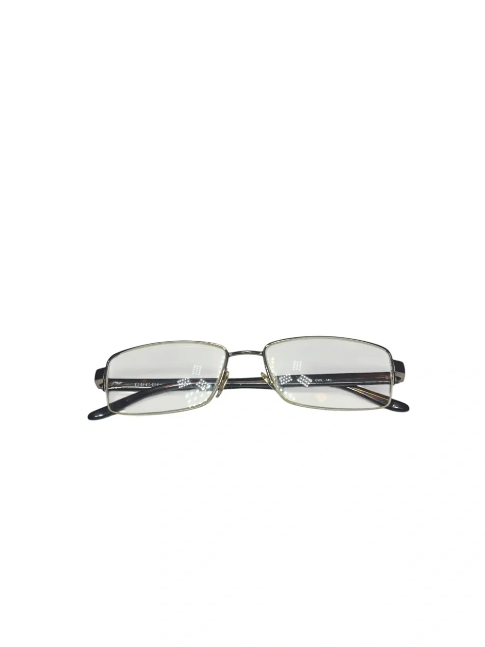 GUCCI GG 2237 0WL Tortoise‎ Half-Rim Eyeglasses Frames Italy Unisex With Case
